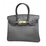 Сумка Hermes Birkin 30 из матовой кожи аллигатора